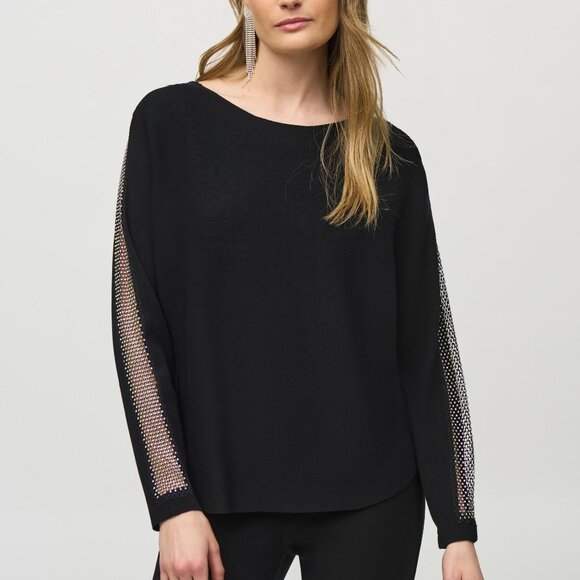 Sequined studded Ribkoff swaeter - Picture 3 of 4